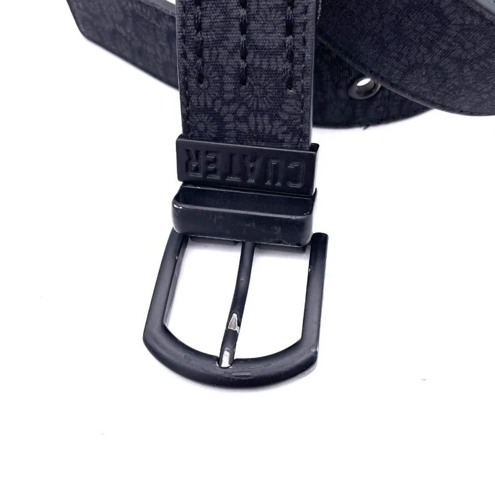 Cuater Spin Out Belt Men's Black Tone Buckle Closure 45